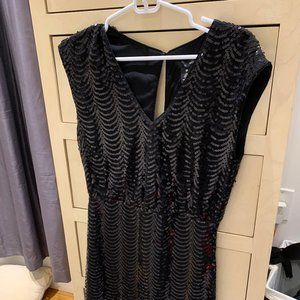Aqua Sequin Dress